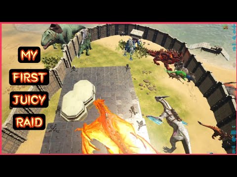 Ark Solo PvP || Raiding Big Base Crazy Juicy Loot 🔥