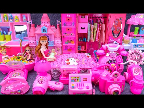 20 Minutes Satisfying with Unboxing Barbie Princess Bed ＆ Wardrobe Collection Toys Review | ASMR