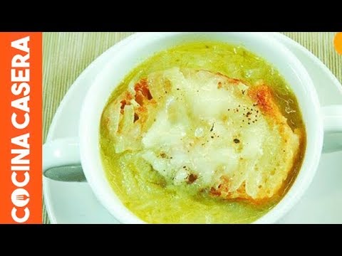 Sopa de cebolla. Recetas de Cocina