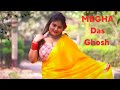 BONG BEAUTY MEGHA DAS GHOSH IN YELLOW SAREE BONG SAREE VIDEO MEGHA DAS GHOSH