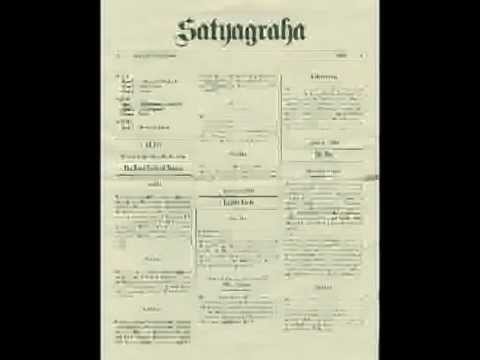 Philip Glass -- Satyagraha -- Act 1 - Tolstoy (Rotterdam 1980)