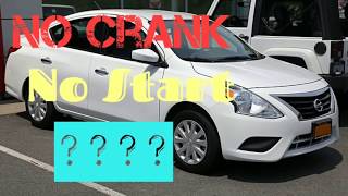 No Crank, No Start Problem With a 2015 NISSAN VERSA...One click...Solved...