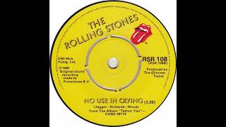 The Rolling Stones - No Use In Crying - UK Rolling Stones Records released 1981