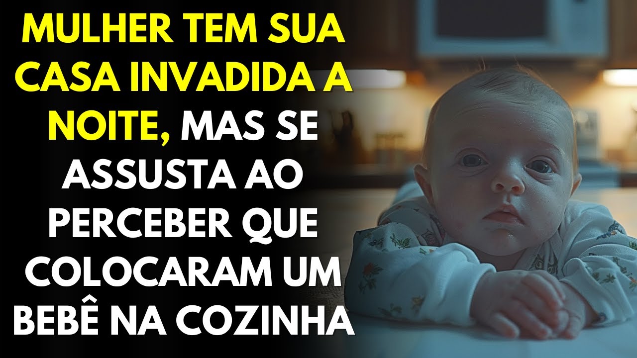 Mulher Tem Sua Casa Invadida a Noite, Mas Se Assusta Ao Perceber Que Colocaram Um Bebê Na Cozinha