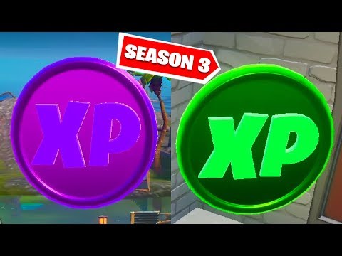All XP COINS LOCATIONS IN FORTNITE SEASON 3 Chapter 2 (WEEK 1)