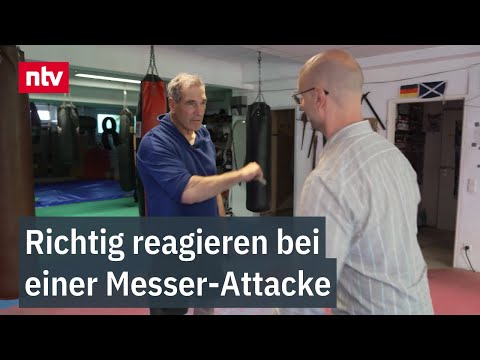 Richtig reagieren bei einer Messer-Attacke - Selbstverteidigung lernen