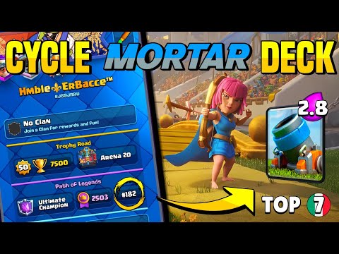 Divento un PLAYER di MORTAIO!? Scalata Top 200 Mondiale! Deck OP🤯 - Clash Royale