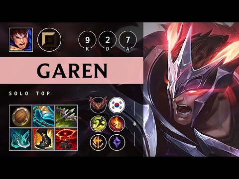 Garen Top vs Gangplank - KR Grandmaster Patch 25.20