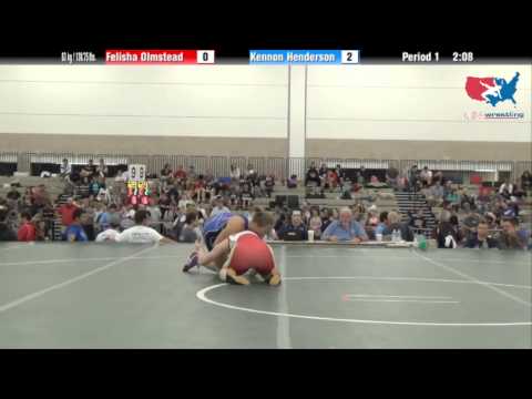 FILA Junior 63 kg / 138.75 lbs. - Felisha Olmstead vs. Kennon Henderson