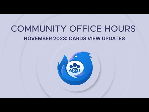 Thunderbird Office Hours: November 2023 | Cards View Q&A
