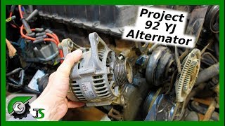 Jeep Wrangler Alternator Removal: Project 92 YJ
