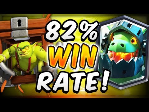 82% WIN RATE! Fastest Graveyard Cycle Deck — Clash Royale