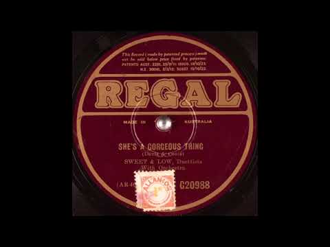 Sweet & Low - She's a Gorgeous Thing (1931)