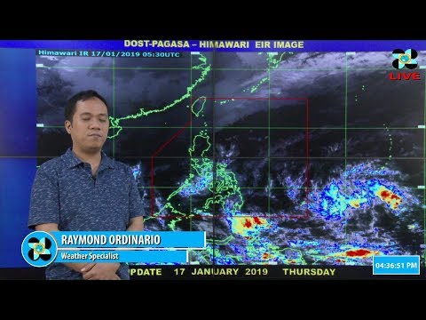 Public Weather Forecast Issued at 4:00 PM January 17, 2019