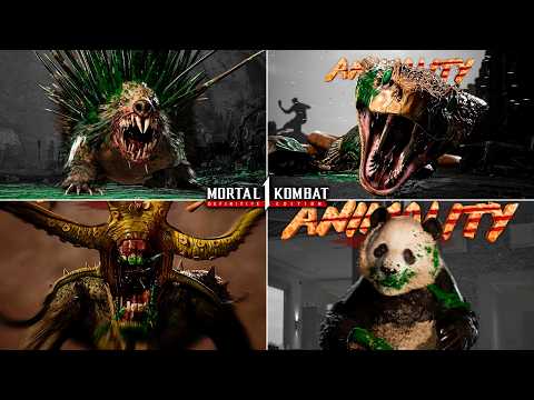 Mortal Kombat 1 - All Animalities