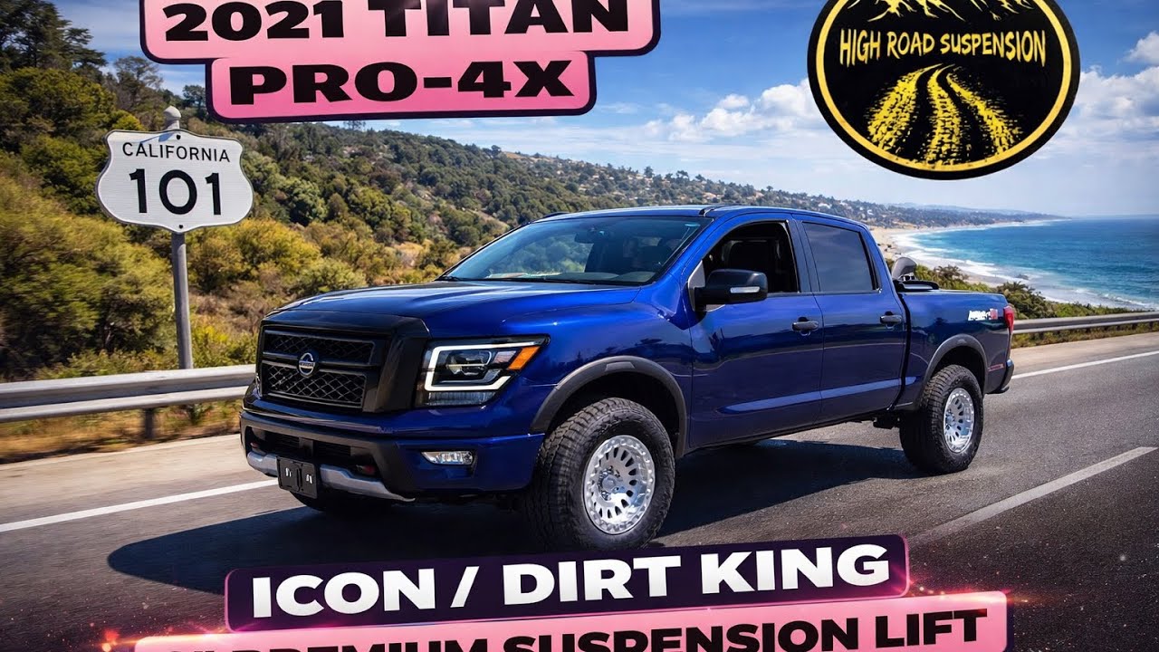 Nissan Titan Icon / Dirt King 3.1" Lift Kit Install Video