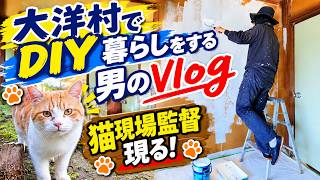 大洋村でDIY暮らしをする男のVlog(30万円物件リフォーム)