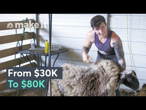 , title : 'Bringing In $80K A Year Shearing Sheep in Texas | On The Job'