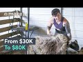 Bringing In 80K A Year Shearing Sheep In Texas On The Job