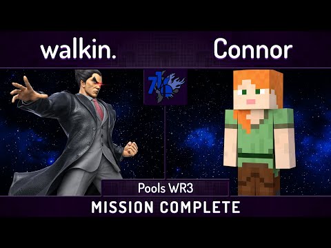 MISSION COMPLETE | walkin. (Kazuya) vs Connor (Steve) | Pools WR3 | SSBU Ultimate Tournament