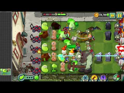Plants vs Zombies 2 gameplay - Piñata Party - 18th June 2021