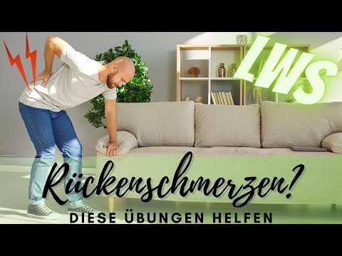 Kreuzschmerzen - diese Übungen helfen (Rückenschmerzen LWS | akute Lumbalgie/ Lumboischialgie)