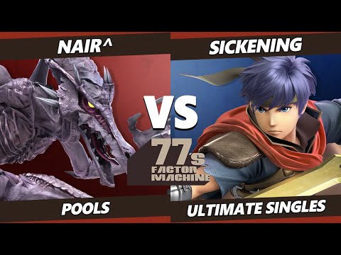 77s FM2 - Nair^ (Ridley) Vs. Sickening (Ike) SSBU Ultimate Tournament