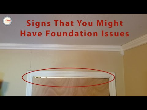 How to know if you have foundation issues