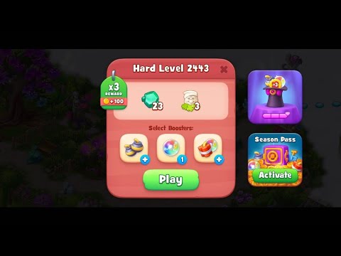 Gardenscapes HARD LEVEL 2443