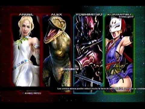 05 Yoshimitzu y Kunimitzu vs  Alex y angel,Forest Law y slim Bob Tekken Tag 2