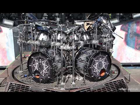 Joey Jordison's Drum Kit Photos - São Paulo 2013 - Slipknot