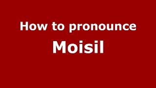 How to pronounce Moisil