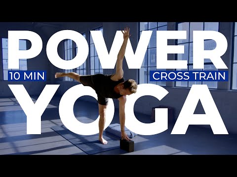 10 Min Power Yoga CROSS TRAIN Workout l Flow & Go Series