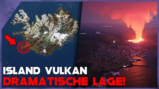 DRAMATISCHER VULKANAUSBRUCH IN ISLAND!😱 Ist Grindavik verloren?!