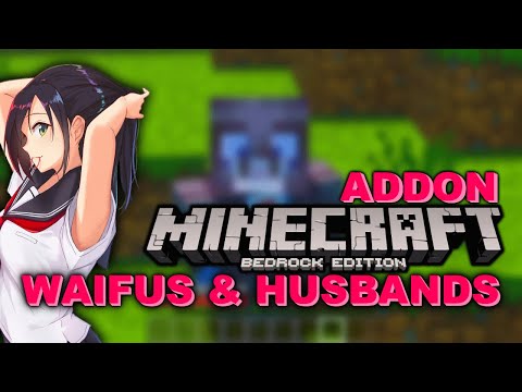 Addon Anime Characters (Waifus & Husbands) Ver. 7.0 , Minecraft PE 1.19   #mcpe (review)  #anime