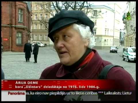 Atvadās no kora mūzikas leģendas Ausmas Derkēvicas