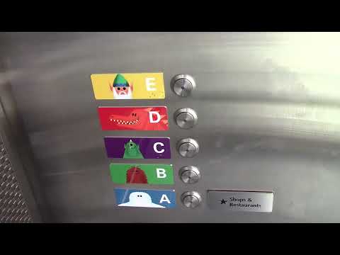 Awesome Scenic Schindler 5500 Traction Elevators | University Village | Seattle, WA