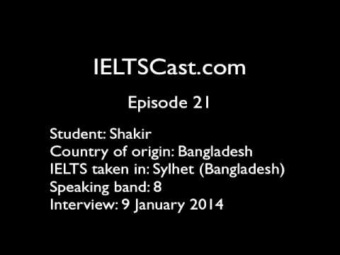 Episode 21 - Body language and the IELTS - Band 8 candidate Shakir explains!