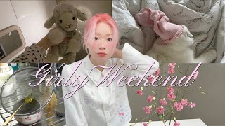 Daily vlog | Tự nhuộm tóc hồng, make up chụp ảnh hoa đào, pha matcha, thiết kế merch | my20s