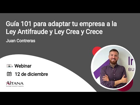 Gu�a 101 para adaptar tu empresa a la Ley Antifraude y Ley Crea y Crece