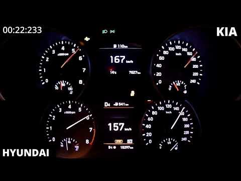 Kia Ceed vs. Hyundai i30 (Both 1.4 T-GDI engine) | 0-200 kph Acceleration Battle