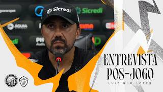 Entrevista | Pós-jogo Operário 0x0 Londrina - Luizinho Lopes
