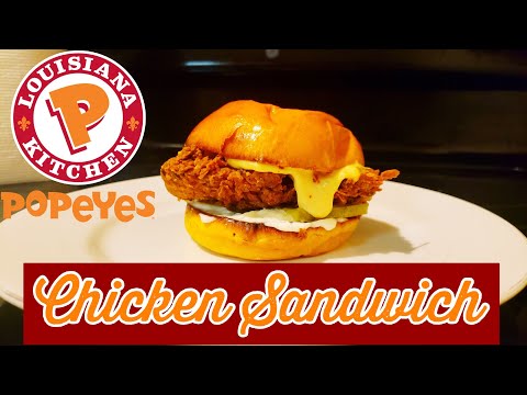 Popeyes Chicken Sandwhich | Farberware 4L Deep Fryer
