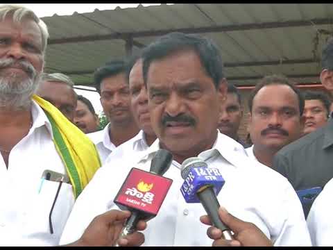 05.08.2019 Deputy CM and District Collector Speaking to Media at Vedurukuppam Mandal