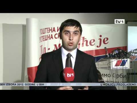 Izbori u Srbiji - TV1 uživo iz Beograda - Dnevnik TV1 06.05.2012.