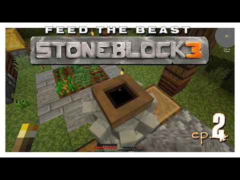 GRINDING DOWN FOR THE ORES! - FTB STONEBLOCK 3 - EP:2