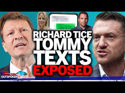 "Threatened me!" Richard Tice secret texts declaring WAR on Tommy Robinson & Outspoken are exposed