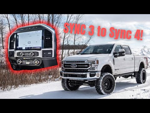 Installing the FordSync4 Kit to Convert 8 Inch Screen to 12 Inch