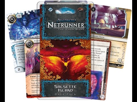 Android Netrunner. Salsette Island Data Pack unboxing
