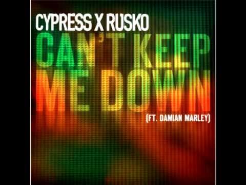 Cypress Hill & Rusko Feat. Damian Marley - Can't Keep Me Down (LYRICS) (2012)